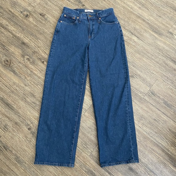 Madewell Denim - Madewell Jeans Perfect Vintage Wide Leg Jean Blue Denim Size 25P